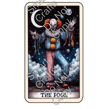UV-DTF Transfer Halloween Tarot Cards - Two Sizes Available