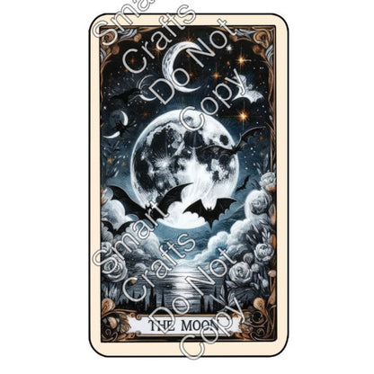 UV-DTF Transfer Halloween Tarot Cards - Two Sizes Available