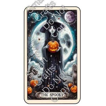 UV-DTF Transfer Halloween Tarot Cards - Two Sizes Available