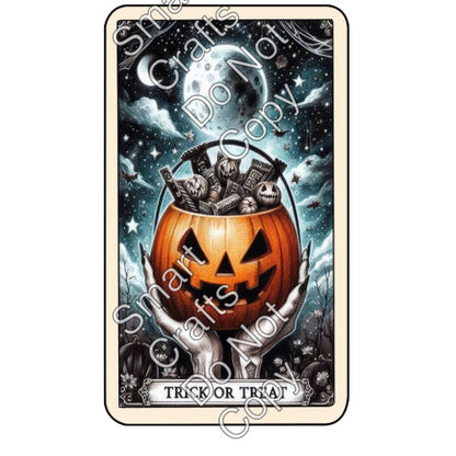 UV-DTF Transfer Halloween Tarot Cards - Two Sizes Available