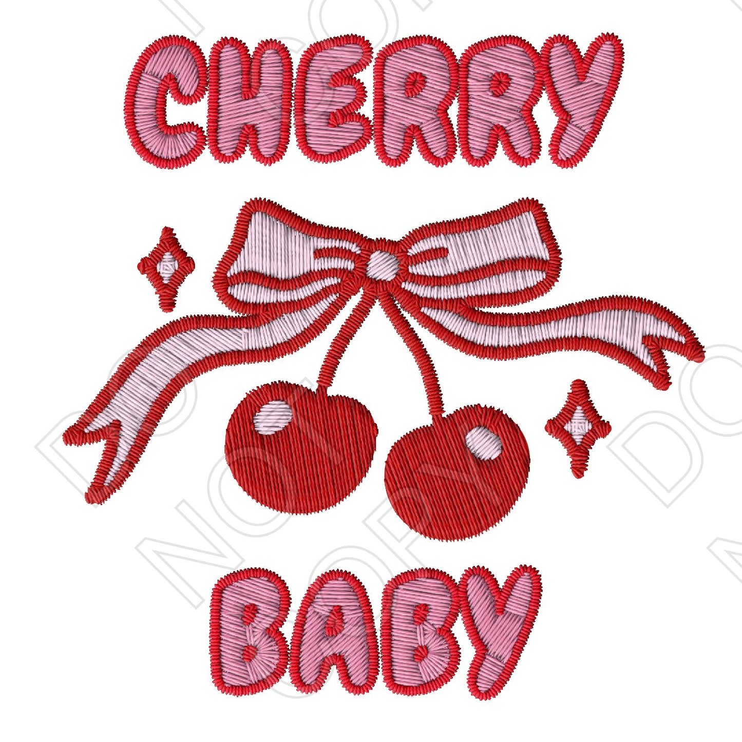 UV-DTF Transfer Suitable for 16oz Cold Cups - Cherry Baby Embroidery