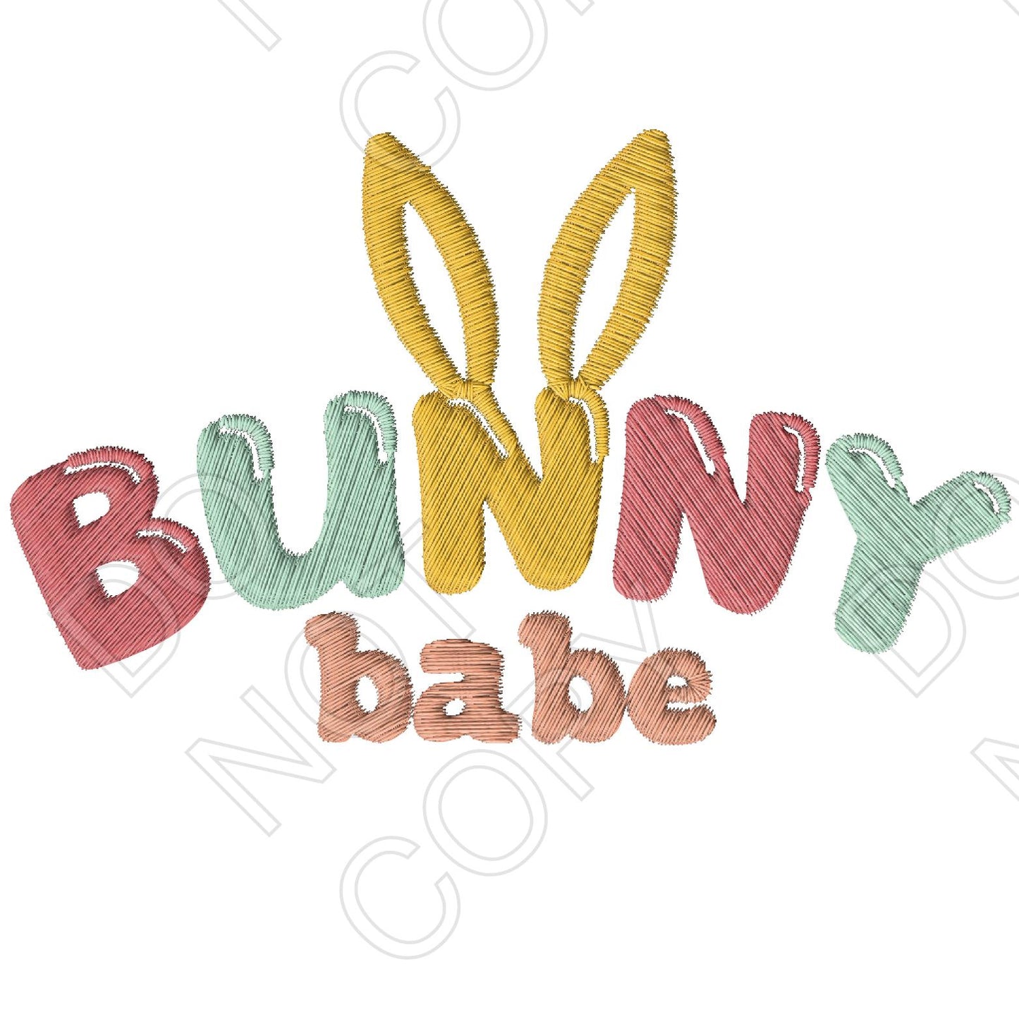 UV-DTF Transfer Suitable for 16oz Cold Cups - Bunny Babe Embroidery