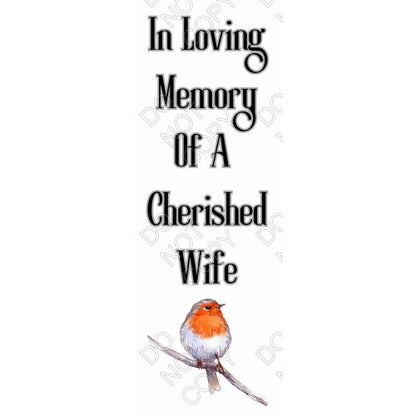 UV-DTF Transfer - In Loving Memory (Robin)