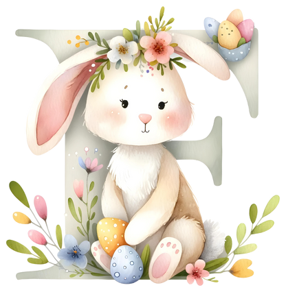 DTF Transfer - Bunny Alphabet Letters