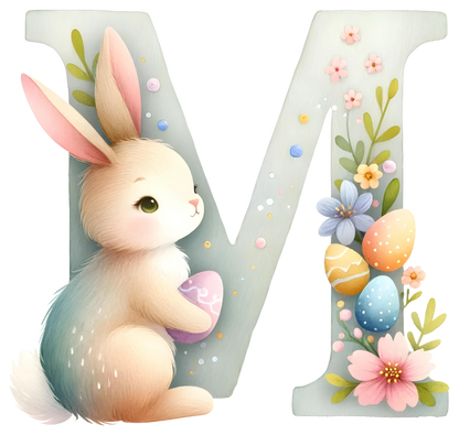 DTF Transfer - Bunny Alphabet Letters