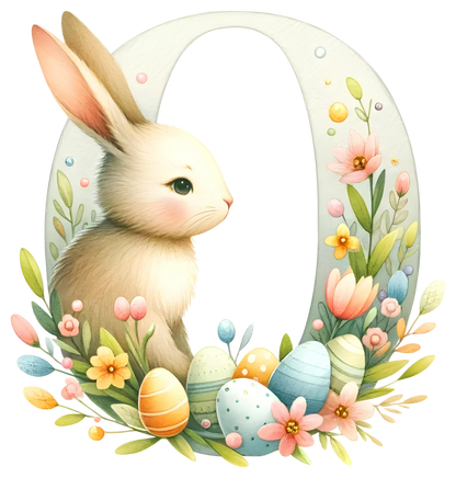 DTF Transfer - Bunny Alphabet Letters