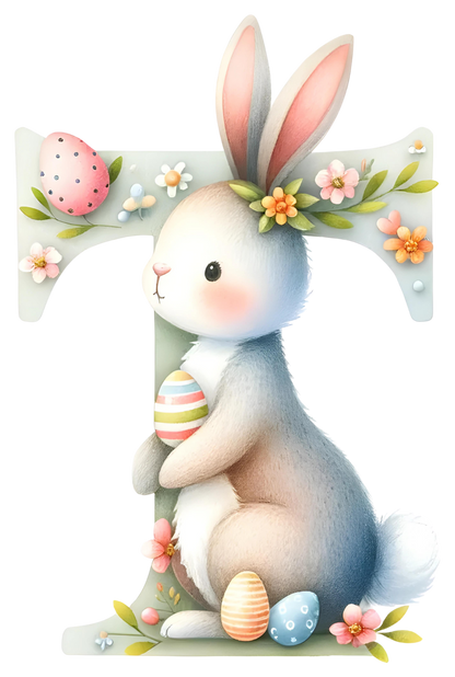 DTF Transfer - Bunny Alphabet Letters