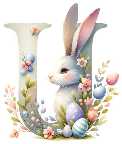 DTF Transfer - Bunny Alphabet Letters
