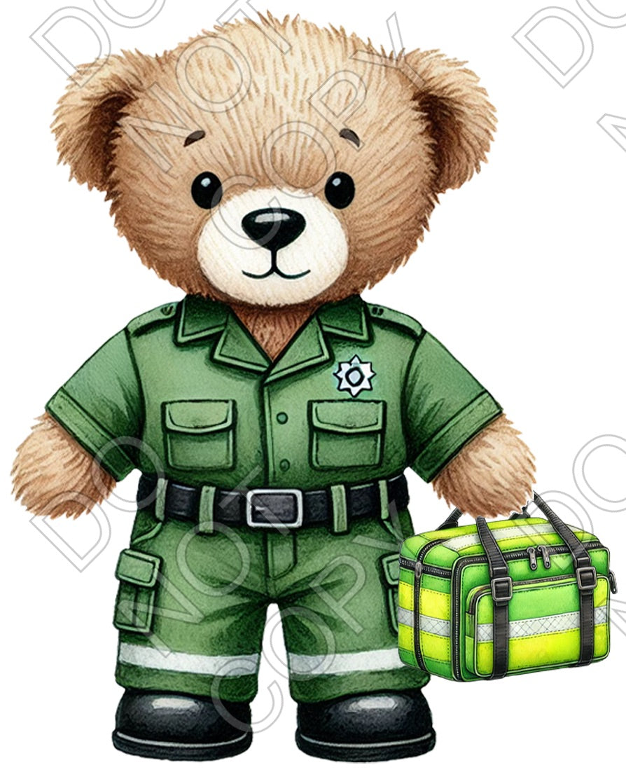 UV-DTF Transfer - Paramedic Bear