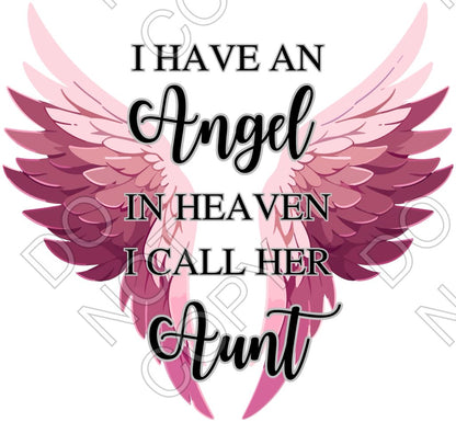 UVDTF 20 Pack of pairs of Angel Memorial Wings (Female Options) (Discounted)
