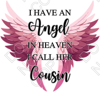 UVDTF 20 Pack of pairs of Angel Memorial Wings (Female Options) (Discounted)