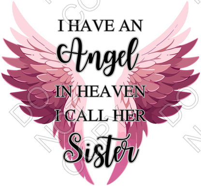 UVDTF 20 Pack of pairs of Angel Memorial Wings (Female Options) (Discounted)