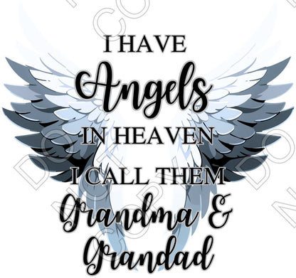 UV-DTF Transfer - Angel Memorial Wings (Mixed Options)