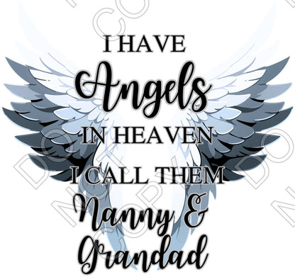 UV-DTF Transfer - Angel Memorial Wings (Mixed Options)
