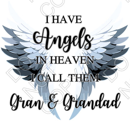 UV-DTF Transfer - Angel Memorial Wings (Mixed Options)