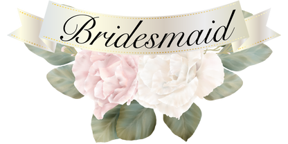 UV-DTF Transfer for  Bridal Party, six styles, 2 sizes