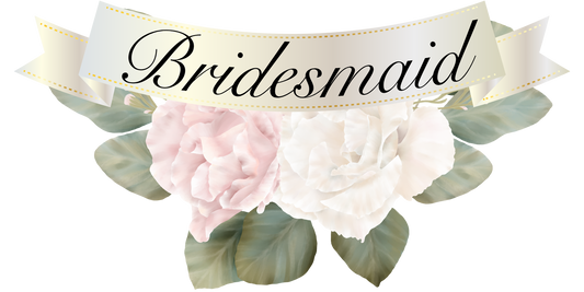 UV-DTF Transfer for  Bridal Party, six styles, 2 sizes