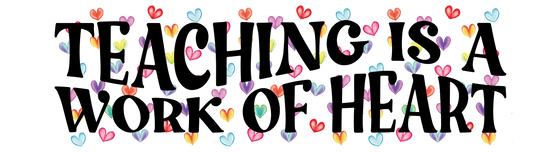 UV-DTF Transfer for  Bookmarks - "Teaching is a Work of Heart"
