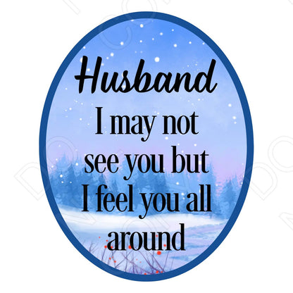 UV-DTF Transfer - I May Not See You But I Feel You All Around-Solar light 4cm