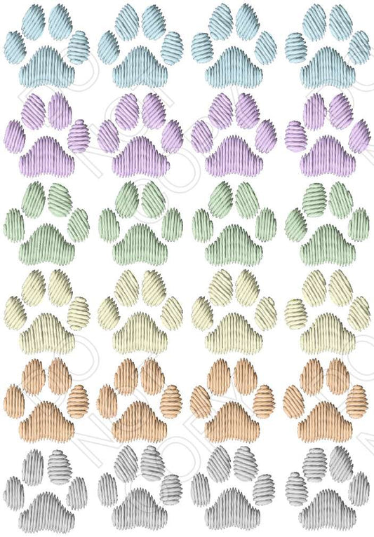 Embroidery Style Sheet of Mix and Match UV-DTF Designs - Style 3