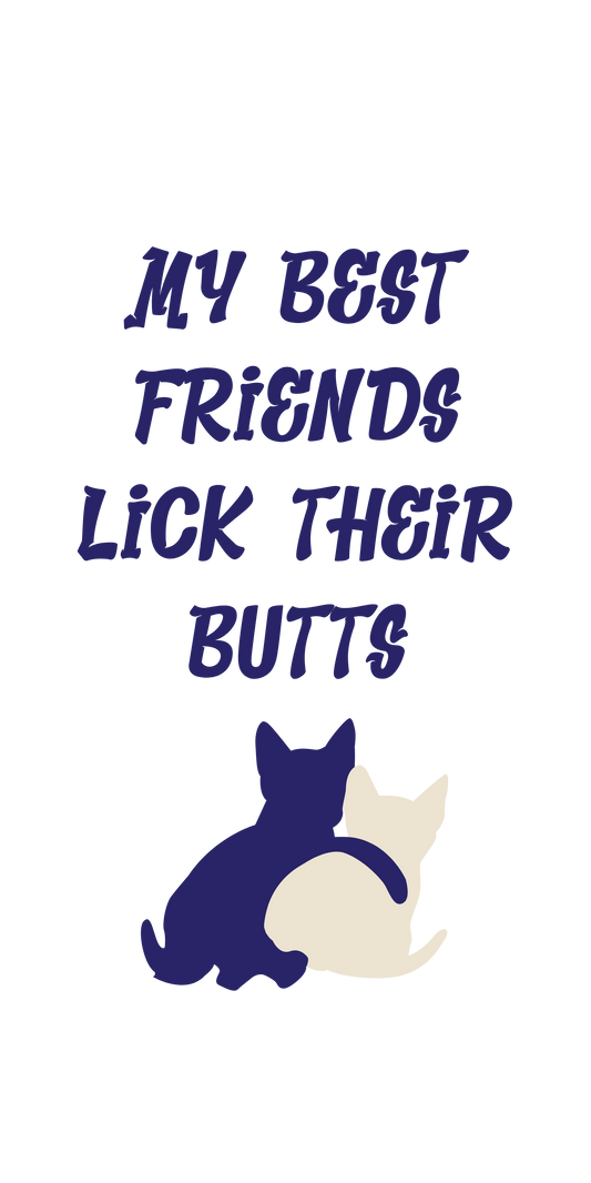 UV-DTF Transfer - Motel keyring sized UVDTF - Best friends lick......