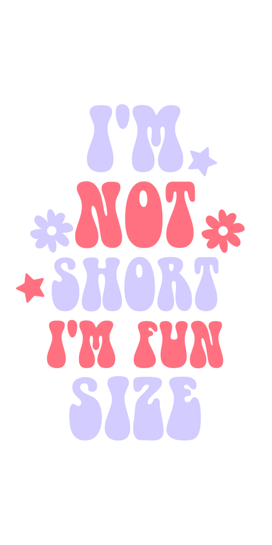 UV-DTF Transfer - Motel keyring sized UVDTF - I'm not short