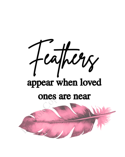 UV-DTF Transfer - Christmas bauble feather design-to fit Woodform and Craft Shapes Direct  10cm tall baubles.