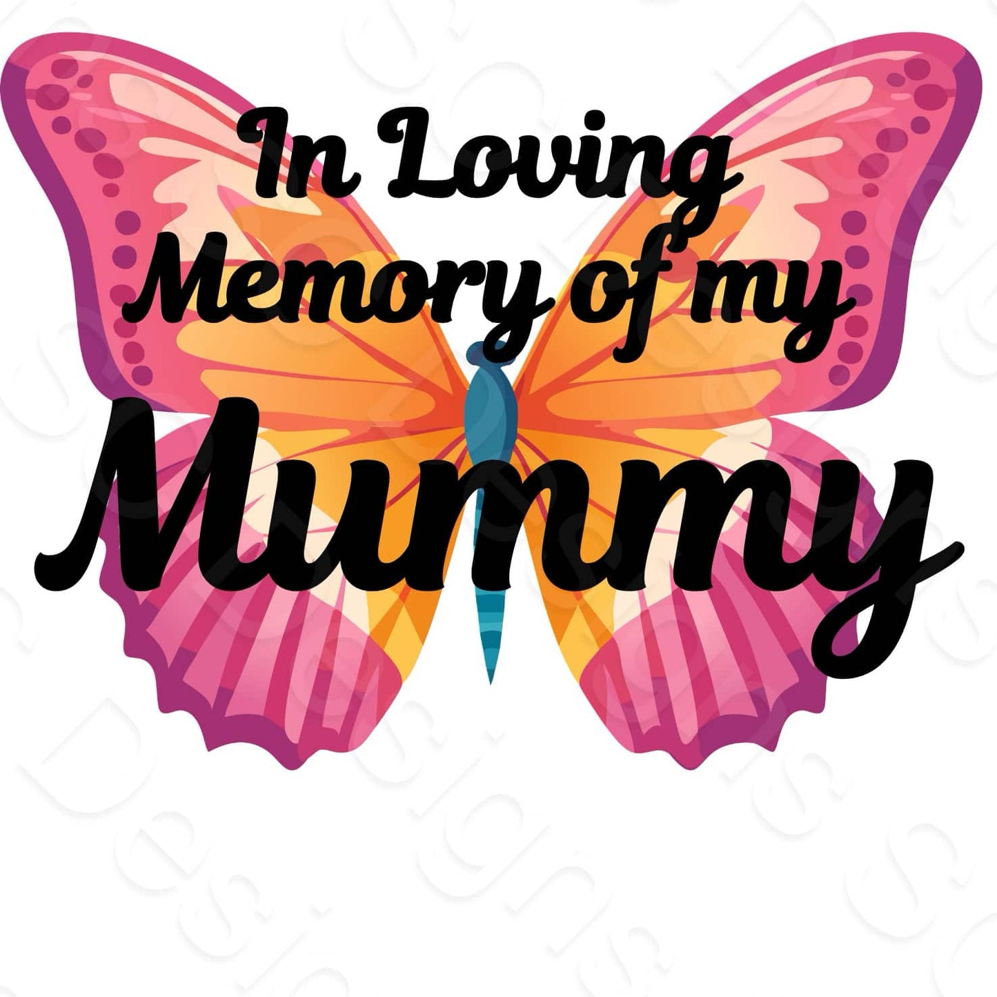 UV-DTF Transfer - In Memory of My... (Female Version)