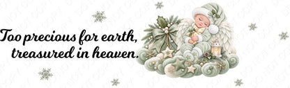 UV-DTF Transfer for Acrylic Feathers - Infant Memorial