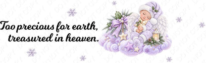 UV-DTF Transfer for Acrylic Feathers - Infant Memorial