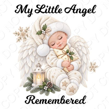 UV-DTF Transfer for Solar Garden Light - My Little Angel Remembered