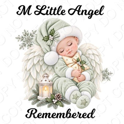 UV-DTF Transfer for Solar Garden Light - My Little Angel Remembered