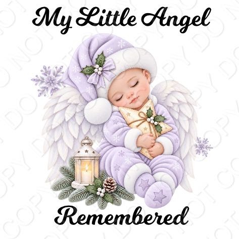 UV-DTF Transfer for Solar Garden Light - My Little Angel Remembered
