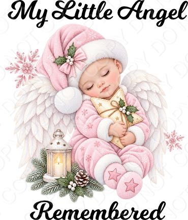 UV-DTF Transfer for Solar Garden Light - My Little Angel Remembered
