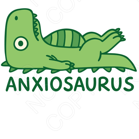 DTF Transfer - Anxiosaurus