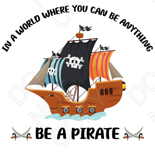UV-DTF Transfer - Be A Pirate