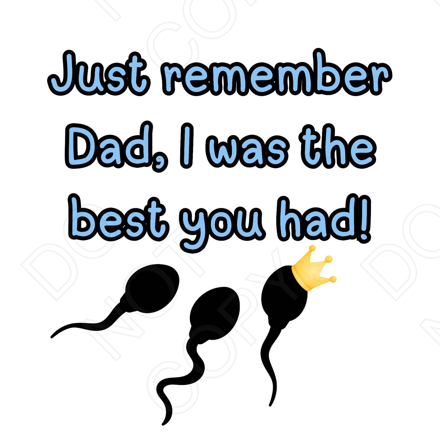 UVDTF Transfer - Fathers Day Best Funny Transfer