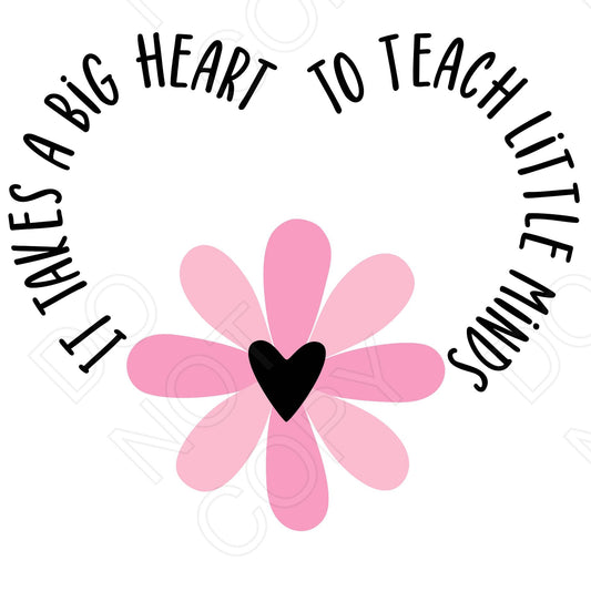 DTF Transfer - Big Heart Little Minds