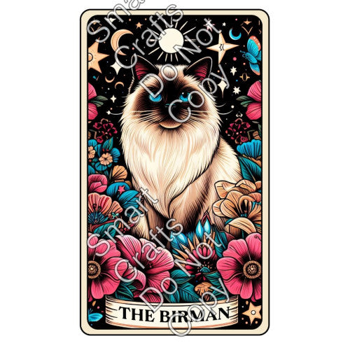 UV-DTF Transfer - Cat Tarot Cards - Two Sizes Available