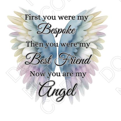 UV-DTF Transfer - My Best Friend My Angel (Bespoke)