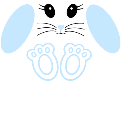 UV-DTF Transfer - Easter Bunny Details