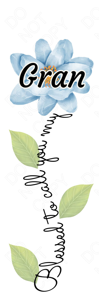 Digital Download - Mixed Blessed Flower Designs (Each colour and Name) - Set of 45