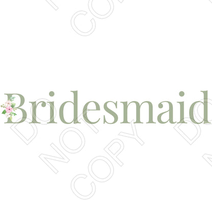 DTF Transfer - Bride Party Style 2