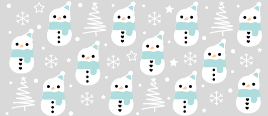 UV-DTF Cup Wrap - Cute Snowmen