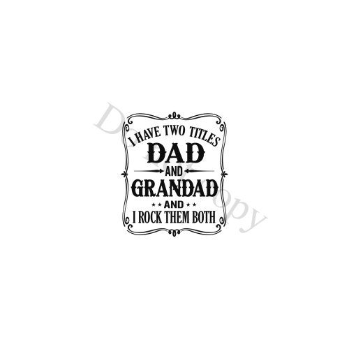 UV-DTF Transfer Suitable for 16oz Cold Cups - Dad & Grandad Whiskey