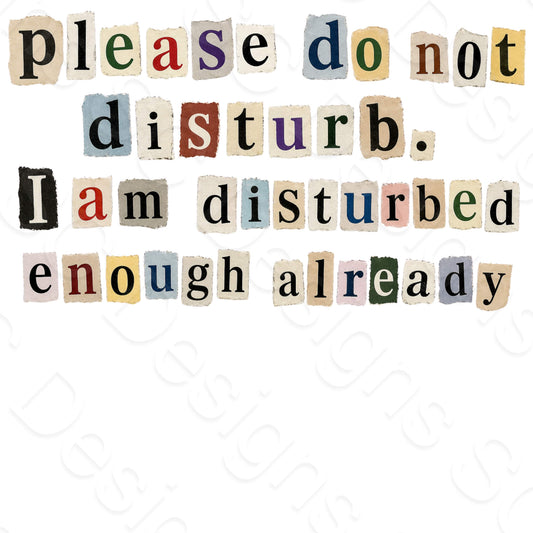 UV-DTF Transfer - Humorous Ransom Notes