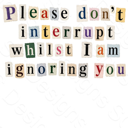 UV-DTF Transfer - Humorous Ransom Notes