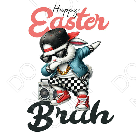 DTF Transfer - Easter Bunny (Easter Bruh)