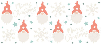 UV-DTF Cup Wrap - Gonk Santa Merry Christmas