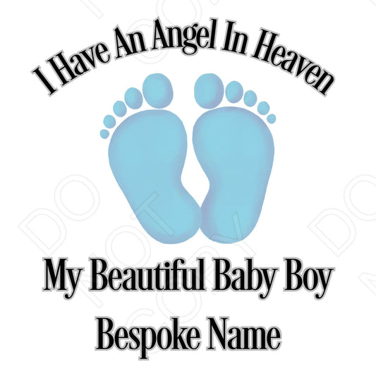 UV-DTF Transfer for Solar Garden Light - Baby Memorial Design with Colour Options (Bespoke)